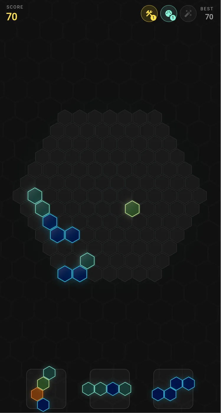 Hexa Merge: Survival Bulmaca Oyunu uygulama ekranı 4