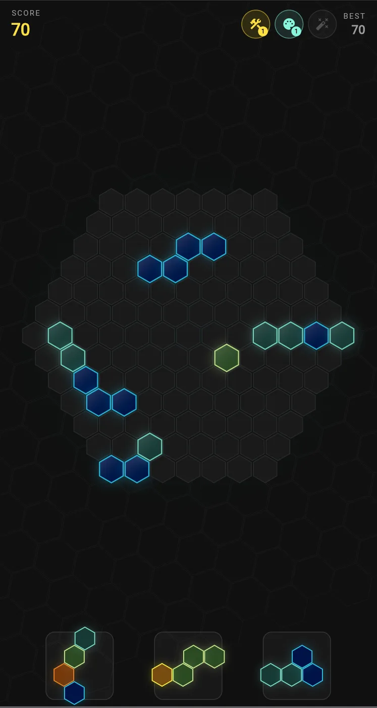 Hexa Merge: Survival Bulmaca Oyunu uygulama ekranı 2